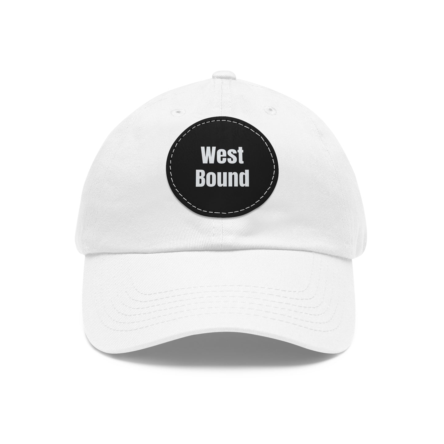 West Bound Dad Hat with Leather Patch - Casual Style for Adventurers