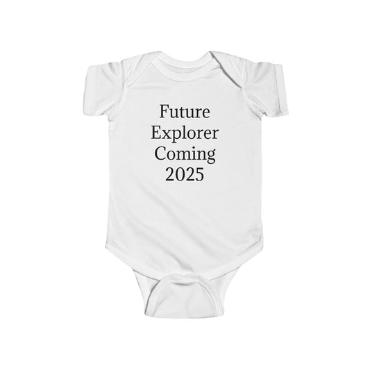 Future Explorer Infant Bodysuit - Cute Baby Announcement for 2025