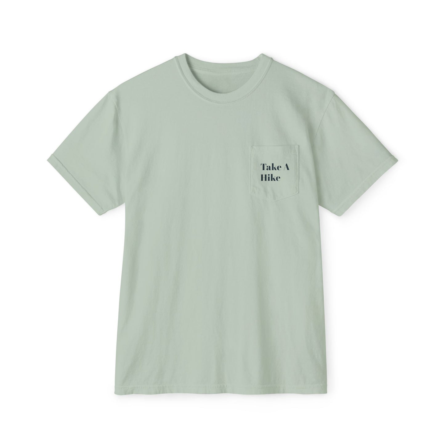 Adventure Ready Unisex Pocket T-Shirt - Take A Hike Design