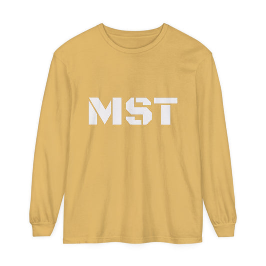 On Mountain Time (MST) Unisex Long Sleeve T-Shirt