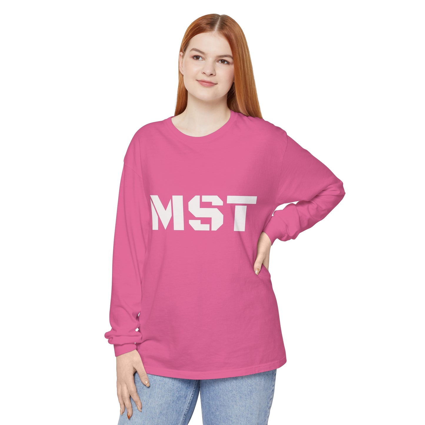 On Mountain Time (MST) Unisex Long Sleeve T-Shirt