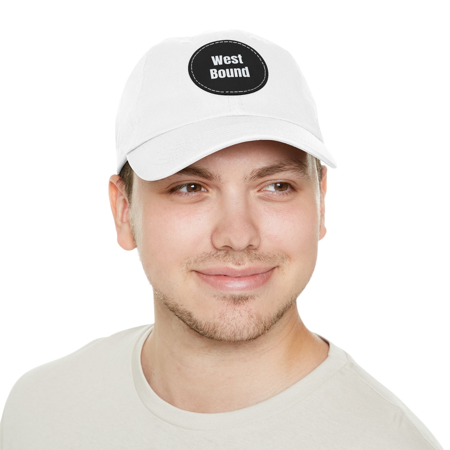 West Bound Dad Hat with Leather Patch - Casual Style for Adventurers