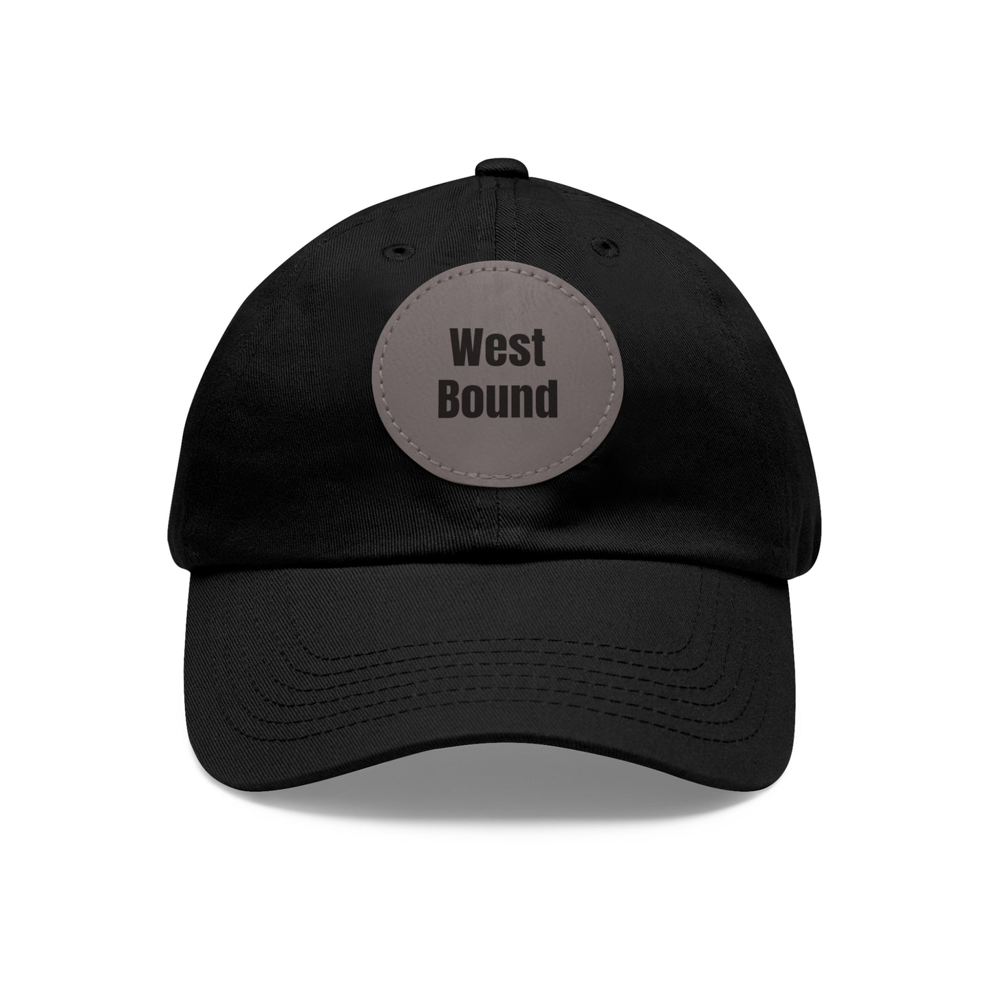 West Bound Dad Hat with Leather Patch - Casual Style for Adventurers