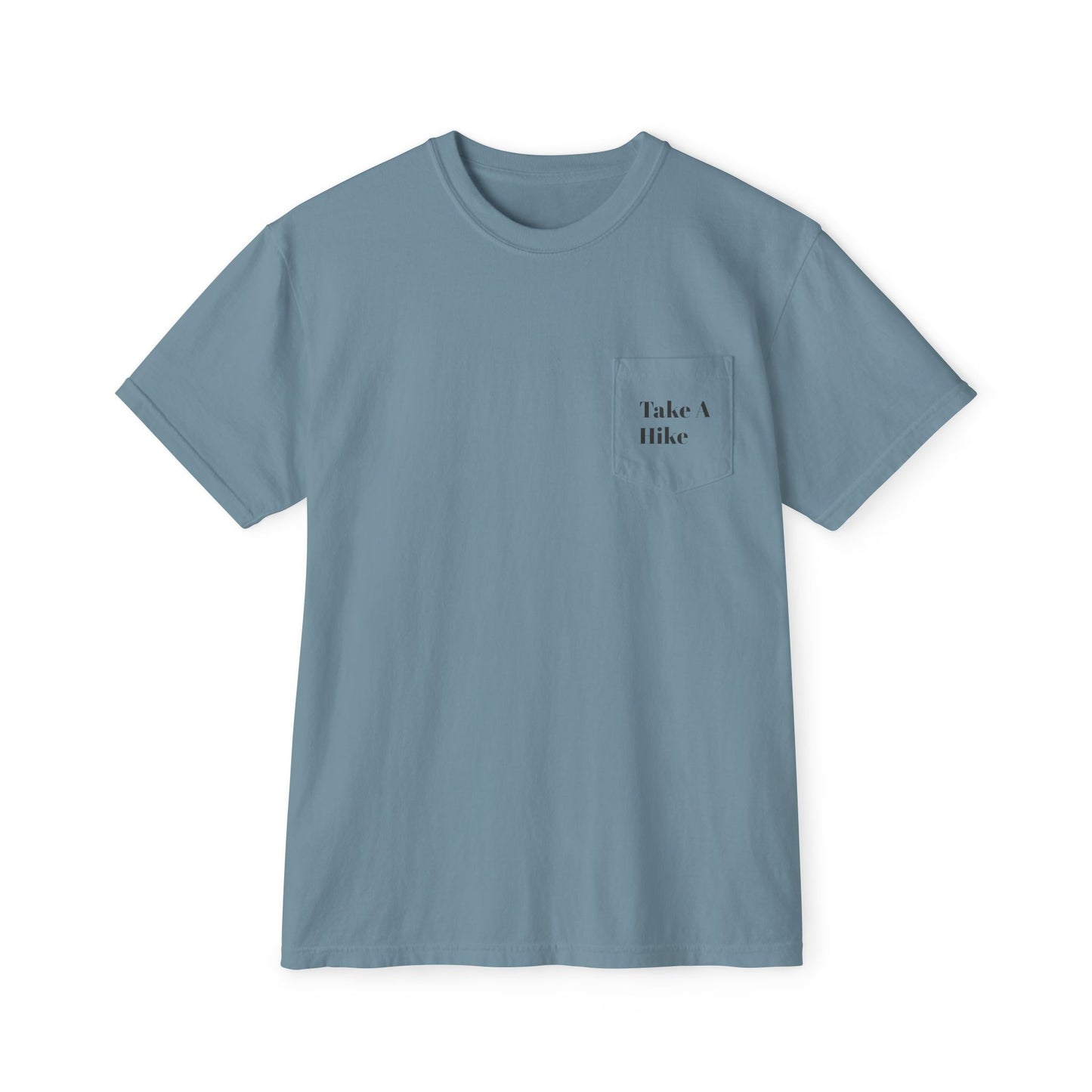 Adventure Ready Unisex Pocket T-Shirt - Take A Hike Design